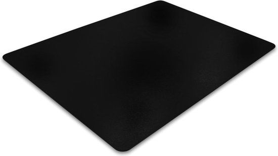 Floortex Vloerbeschermer PVC - Zwart - Harde vloer - 120x150cm