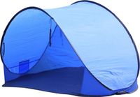 Gebro Broekhof Vuurwerk Int. B.V. Beachshelter pop-up windscherm blauw 200 x 100 cm