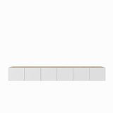 Margaret Hadas24 TV-kast Leo 300 cm (artisan + wit)