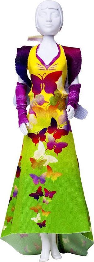 DYD Dress Your Doll - Making Couture Outfit kit Mary Butterfly - Voor pop van 29cm - PN-0164645