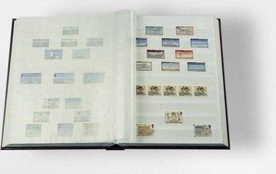 Leuchtturm Postzegelinsteekalbum Basic W16 - Rood