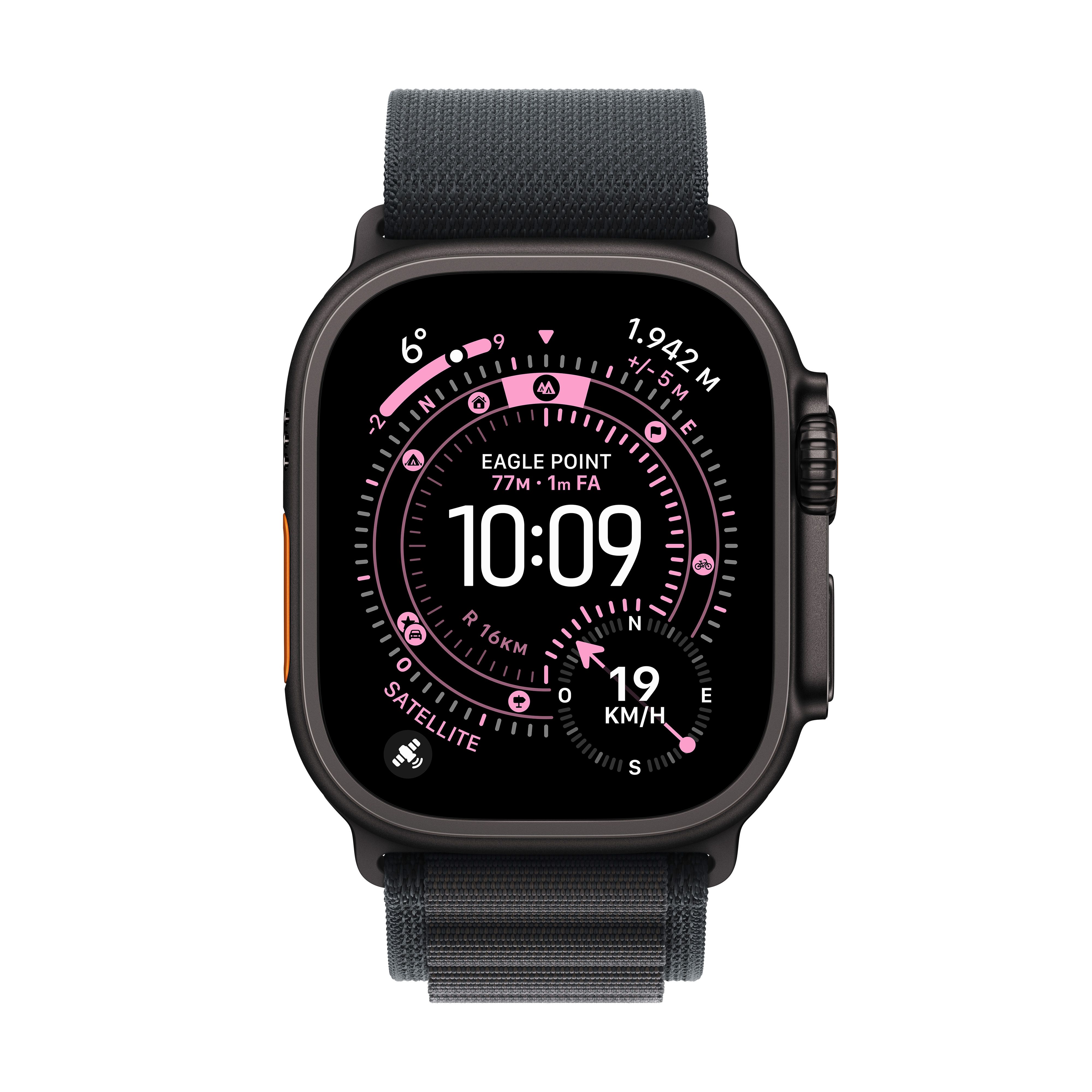 Apple Watch Ultra 3 OLED 49mm Digital 5G Black GPS Smartwatch