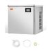 VEVOR Machine à glaçons avec capacité 204 kg/24 h, tête uniquement, appareil de préparation de glaçons en acier inoxydable, autonettoyante et programmée, pour cuisine bar restaurant hôtel maison