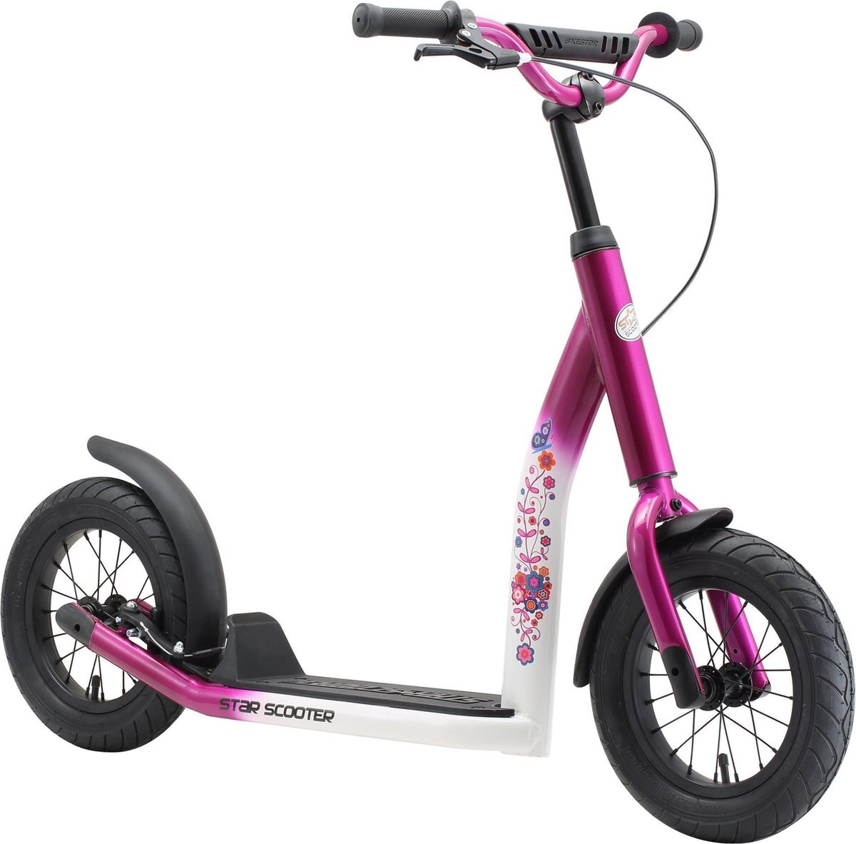 STAR SCOOTER Bikestar autoped 12 inch New Gen Sport, roze