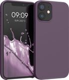 kwmobile telefoonhoesje geschikt voor Apple iPhone 12 mini - Hoesje met siliconen coating - Smartphone case in Bleke iris