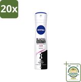 Nivea Deospray Invisible Black & White - 150 ml - 20 stuks