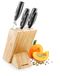 Tescoma Grandchef messenblok met vijf messen, hout
