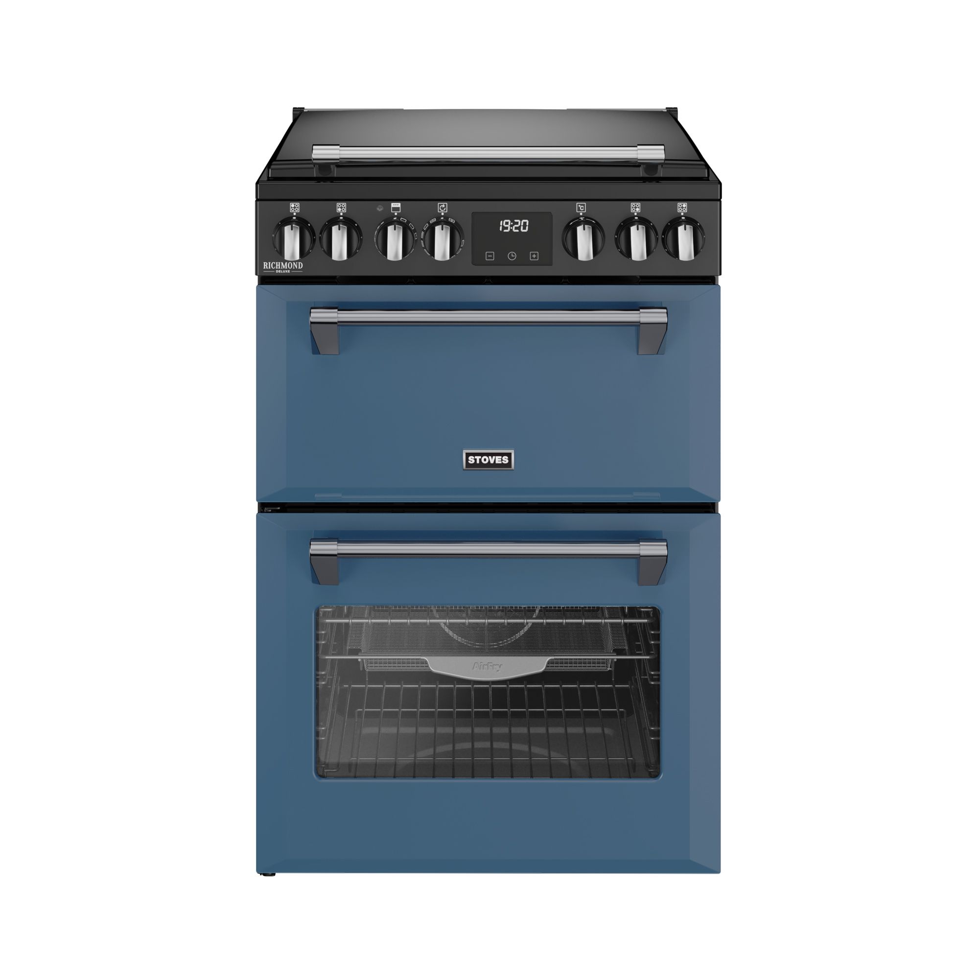 Stoves 444411999 Vrijstaand fornuis Elektrisch Inductiekookplaat 4 zones Blauw