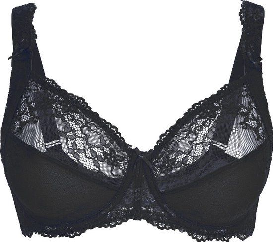 LingaDore Daily Full-Coverage BH Zwart - maat 90D