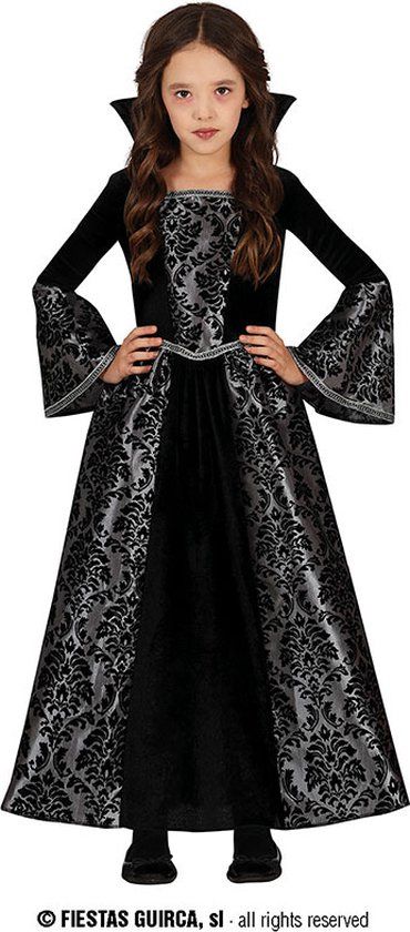 Fiestas Guirca Silver Vampire Meisjes Halloween Kostuum (5-6 jaar)