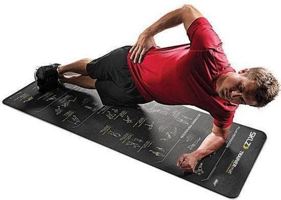 SKLZ Anti-slip Fitnessmat - Zwart - 183 x 61 cm