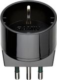 Wan GmbH Adaptateur - Adaptateur Schuko - Connexion d'appareils - Avec contact de terre - 10 A - Noir