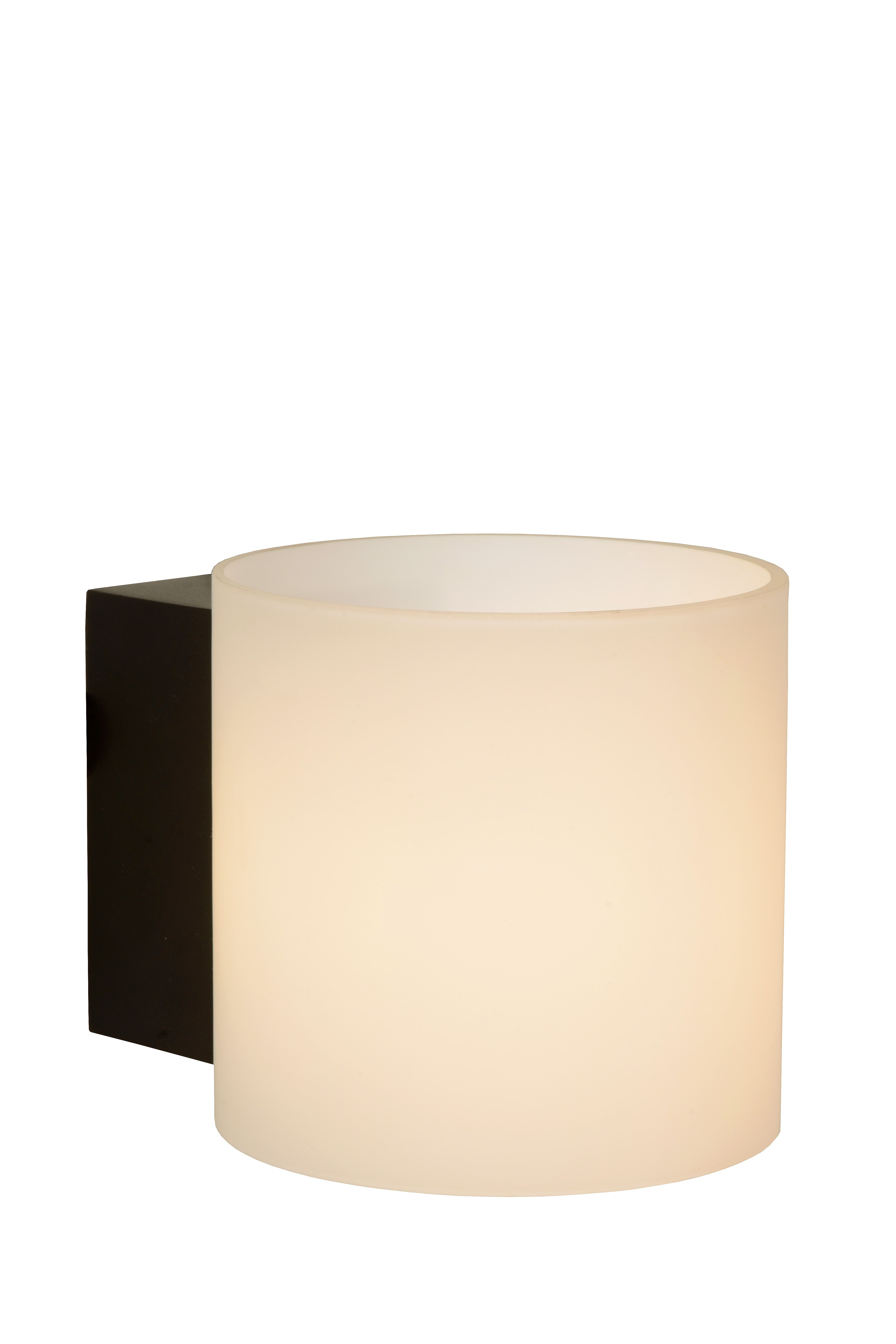 Lucide JELTE - Wandlamp Badkamer - 1xG9 - IP44 - Zwart - Dimbaar