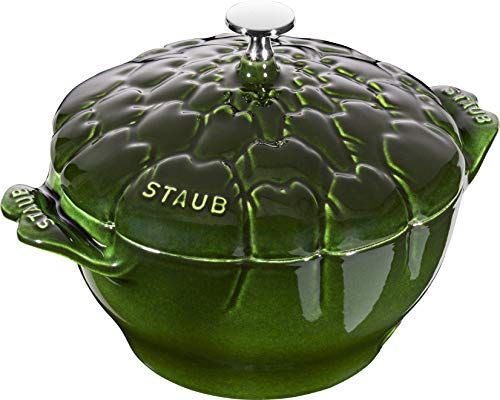 Staub Cocotte Artisjok 22 cm - Basilicumgroen