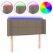VidaXL Hoofdbord Taupe met LED-strip