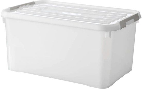 Curver opbergbox kunststof 50 liter - multifunctioneel en stapelbaar.