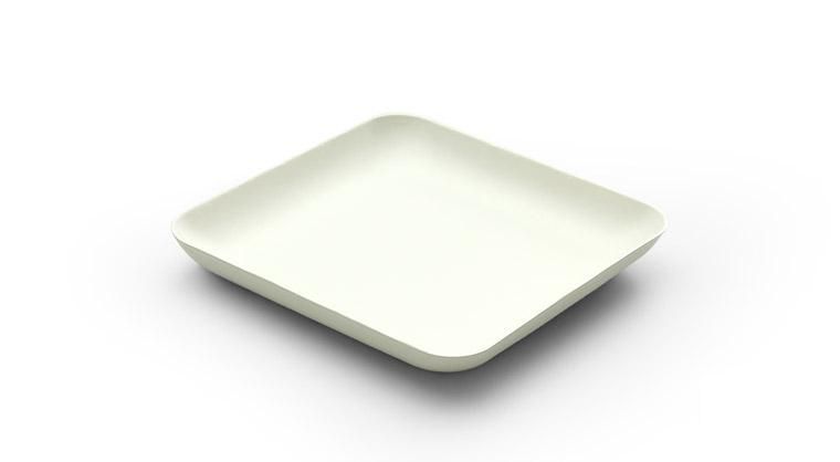 Sier Disposables Bagastro Appetizer Plate Square White 20 pieces