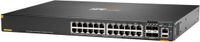 HPE Hewlett Packard Aruba CX 6200F 24G Class-4 PoE 4SFP+ 370W Managed L3 Gigabit Ethernet (10/100/1000) Power over Ethernet (PoE) 1U