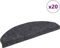 vidaXL - Trapmatten - Zelfklevend - 20 stuks - 65x21x4 cm - Donkergrijs