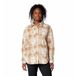 Columbia Fleecejack met doorlopende ritssluiting voor dames, Camelbruine vervaging, L