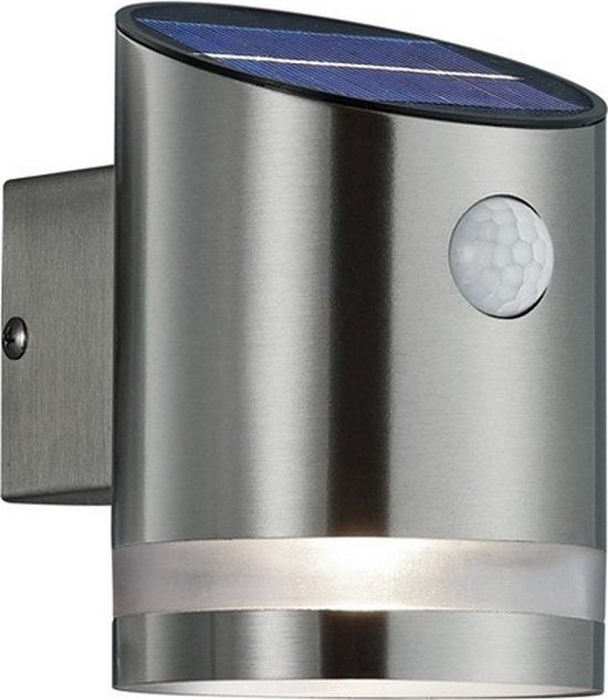 RL LIVE YOUR LIGHT SALTA - Solar LED Outdoor Wall Light with Motion Sensor - Grey