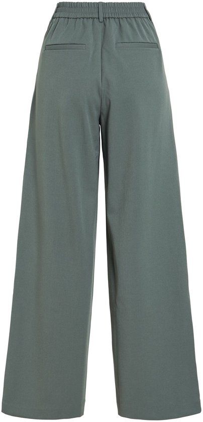 VILA wide-leg broek VIVARONE high waist Balsam Green1