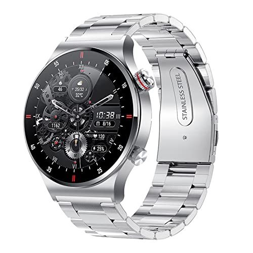 Roadoor Digitaal polshorloge - Zilver - ECG+PPG - Sport Fitness - BT Bellen