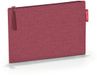 Reisenthel Case 1 trousse de maquillage/étui à crayons - Twist Maroon rouge foncé