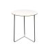 Grythyttan Stålmöbler Table High Tech Blanc – structure en acier avec galvanisation à chaud, Ø60 cm