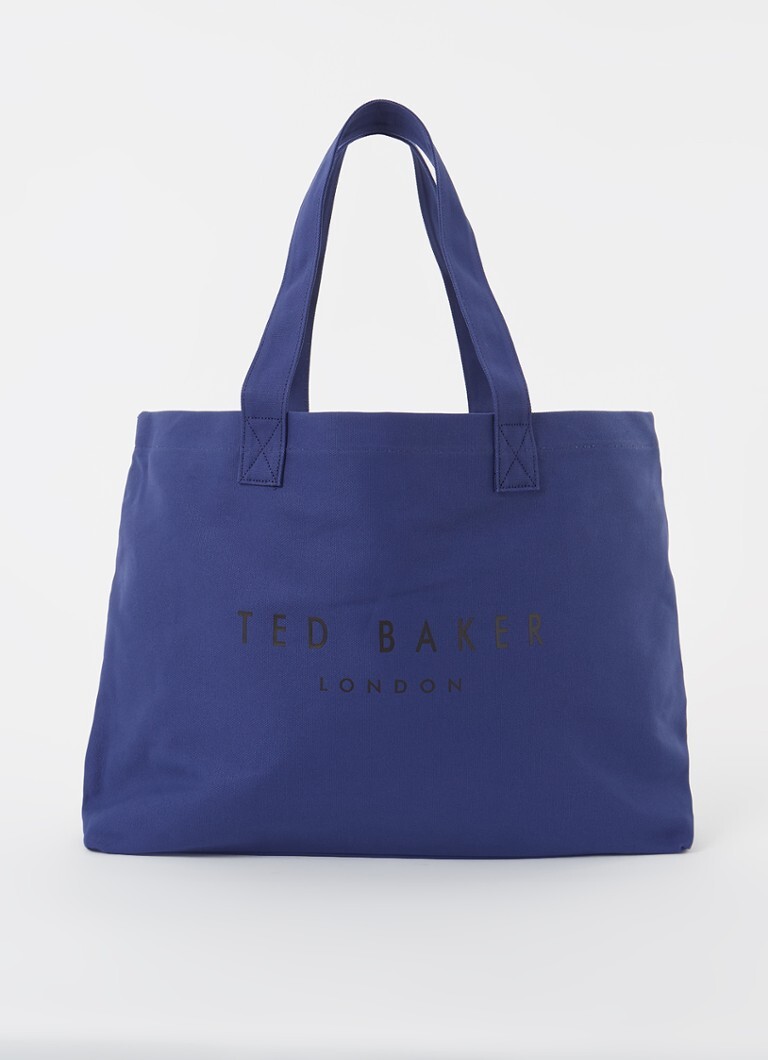 Ted Baker Canvas shopper met logo