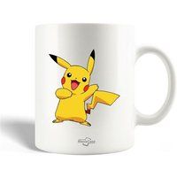 Keramische mok maniacase, Pikachu Pokémon cartoon gezicht