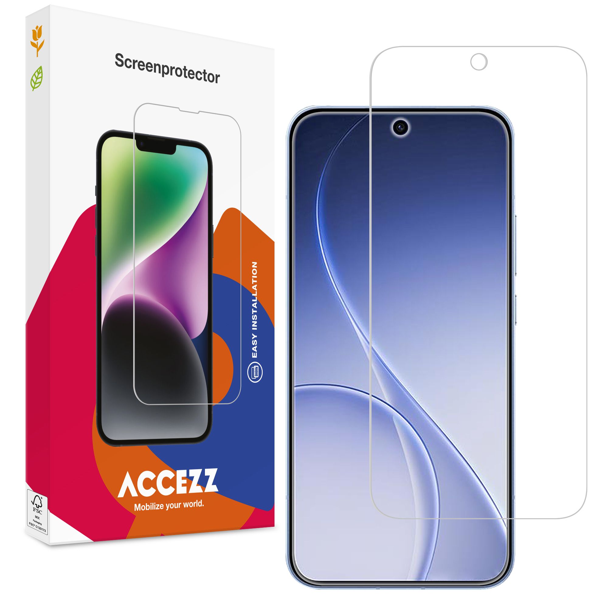 Accezz Gehard Glas Screenprotector Oppo Reno15 (5G)