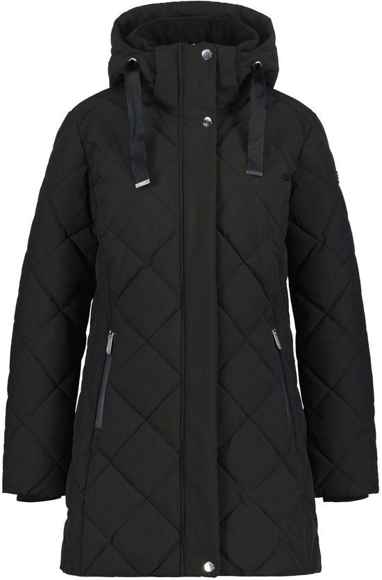 Luhta Haukkala Downlook Winterjas Dames - Zwart - Maat XXL (44)