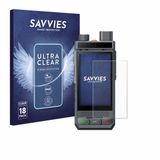 Savvies - Screenprotector voor Hytera P60 - Folie Beschermfolie transparant 18 Stuks