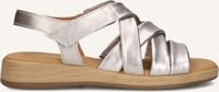 Gabor 736.1 Sandalen - Sleehak - Dames - Zilverkleurig - Maat 37,5