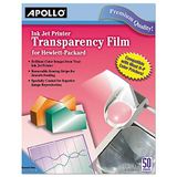 Apollo Transparantiefilm voor inkjetprinters, voor Hewlett-Packard, 50 vellen/Pack (VCG7031S)