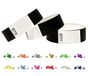 Qubiband Tyvek polsbandjes voor evenementen - 1000 stuks - Zwart