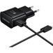 Samsung Chargeur Secteur avec Câble USB-C EP-TA200B + DG970BBE, 15W, 2A, 1 x USB-A, Noir GP-PTU023DYBBQ