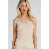 Hunkemöller super soft Kant V-Neck cami met Cashmere Wit