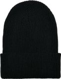 Urban Classics Recycled Yarn Ribbed Knit Beanie Muts Zwart