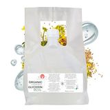 Pure en Organische Vloeibare Glycerine - Glycerine voor het maken van zeep, Hydraterende Gezichts- en Lichaamscrème, Basis voor Zelfgemaakte Cosmetica 100% Natuurlijk - 2000
