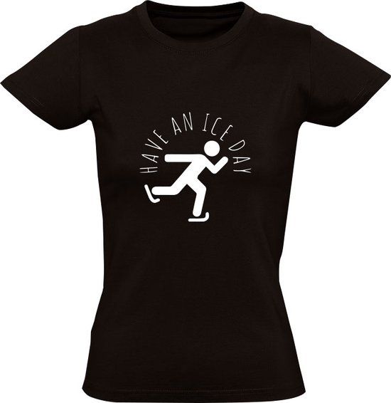 Sol's Have an ice day Dames T-shirt - Zwart - Maat L