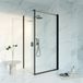 Fortifura Galeria Douchecabine - 180x90x200 - profiel veiligheidsglas - antikalk - mat zwart