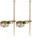 GAH-Alberts Swing Anchor, Galvanized Yellow, 390mm Length, 80mm Clamp-Ø, Set of 2