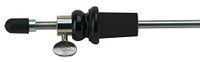 GEWA 413000 Cello spike standaard, spike voor cello, lengte 52 cm, metalen staaf Ø 8 mm, hardhouten bol