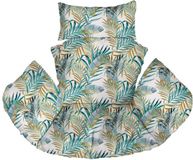 Ferocity Hangstoel Kussen - Palm Wit
