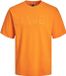 JACK&JONES JCOAUSTIN APPLICATION TEE SS CREW NECK T-shirt Orange Coton XL