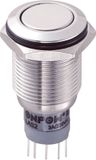 TRU COMPONENTS 701967 LAS2GQF-22Z/S/P Vandalismebestendige drukschakelaar 250 V/AC 3 A 2x aan/aan Continu IP67 1 stuk(s)