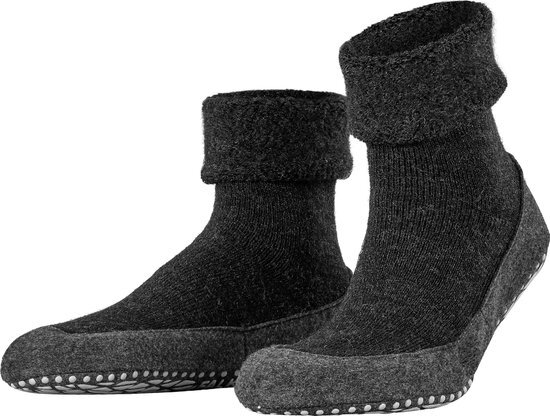 Falke Cosyshoe Homesocks Heren Antraciet Maat 4546