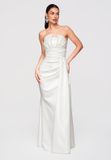 Ombre LARICA Jurk - Rits - Effen - Jurk Wit XS